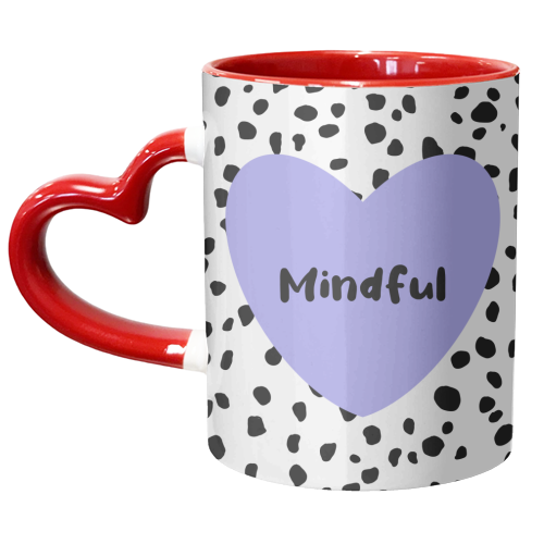 Mindful - unique mug by Rock and Rose Creative