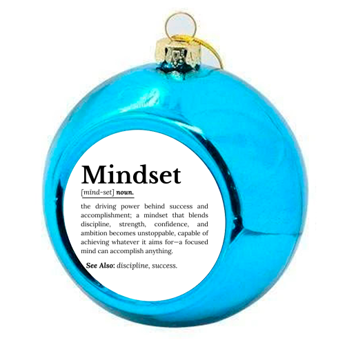 Mindset Definition - colourful christmas bauble by timsal shol