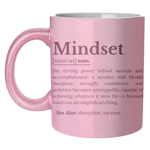 Mindset Definition - unique mug by timsal shol