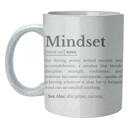 Mindset Definition - unique mug by timsal shol