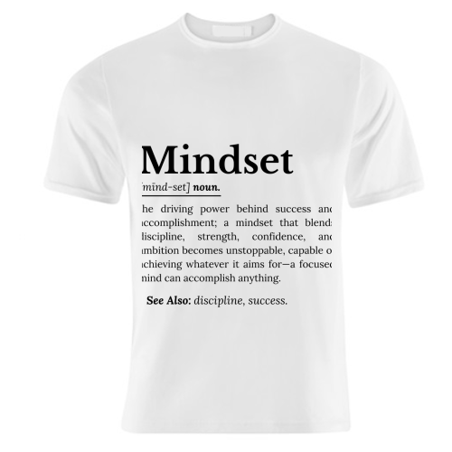 Mindset Definition - unique t shirt by timsal shol