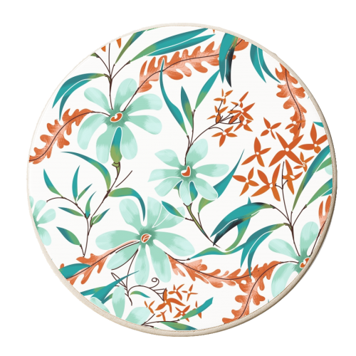 Minty Rust - personalised beer coaster by Uma Prabhakar Gokhale