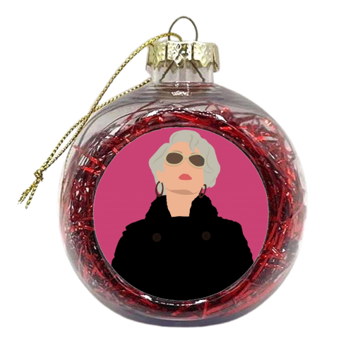 Miranda Priestly - xmas bauble by Cheryl Boland