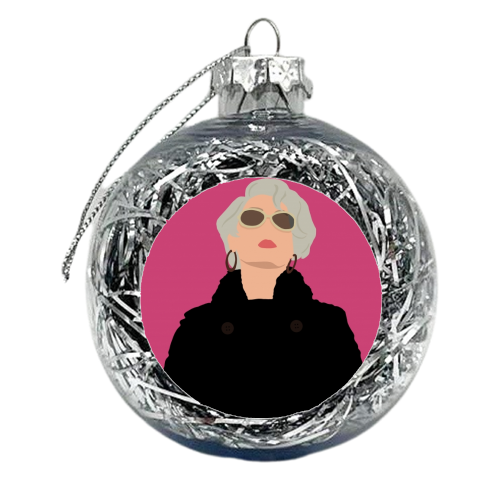 Miranda Priestly - xmas bauble by Cheryl Boland