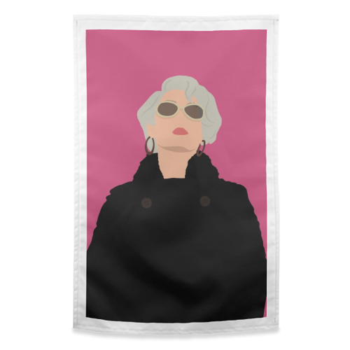 Miranda Priestly - funny tea towel by Cheryl Boland