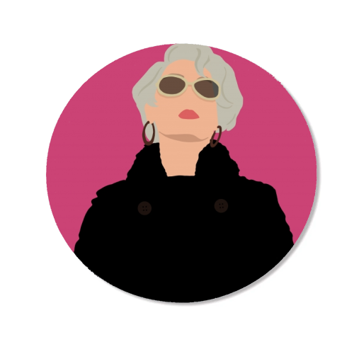 Miranda Priestly - Magnet by Cheryl Boland
