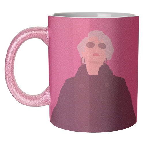 Miranda Priestly - unique mug by Cheryl Boland