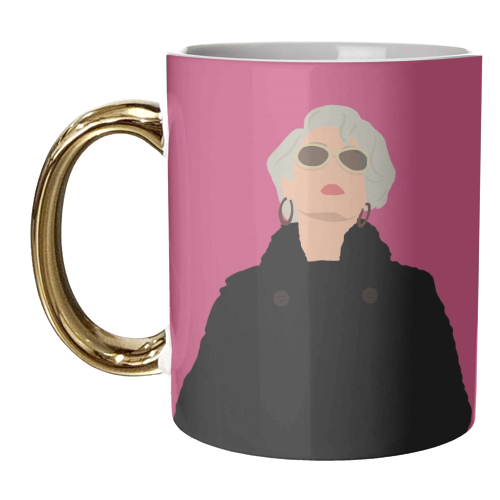 Miranda Priestly - unique mug by Cheryl Boland