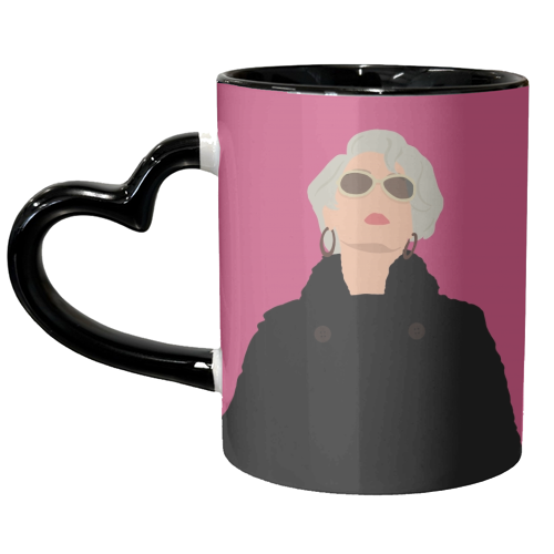 Miranda Priestly - unique mug by Cheryl Boland