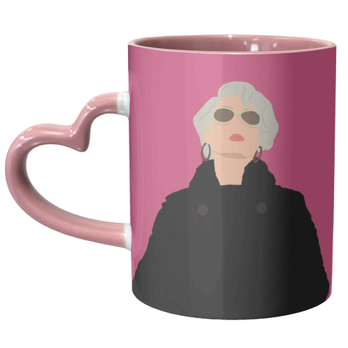 Miranda Priestly - unique mug by Cheryl Boland