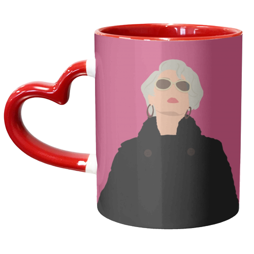 Miranda Priestly - unique mug by Cheryl Boland