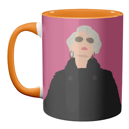 Miranda Priestly - unique mug by Cheryl Boland