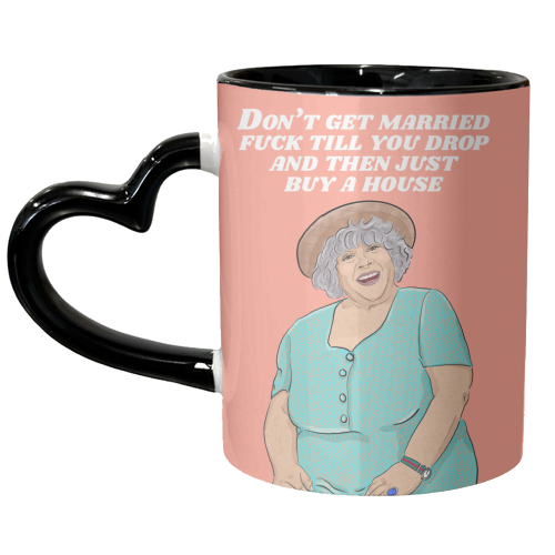 Miriam Margolyes - unique mug by The Queer Store