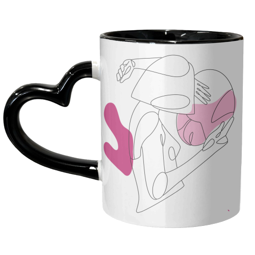 mirror talk - unique mug by Anastasios Konstantinidis