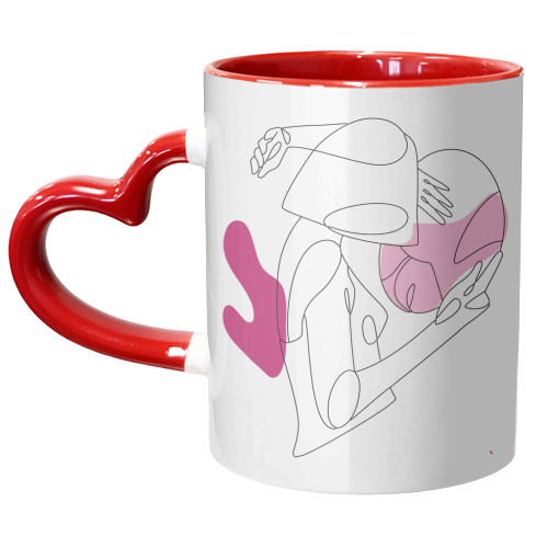 mirror talk - unique mug by Anastasios Konstantinidis