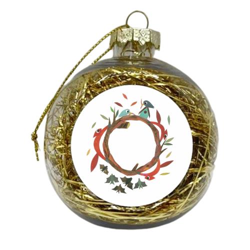 Mischief - xmas bauble by Natalie Stoten