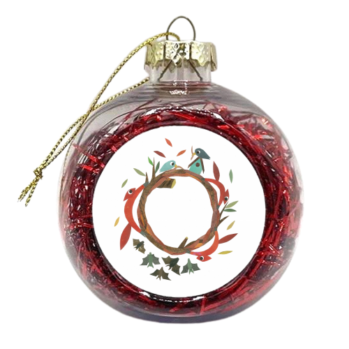 Mischief - xmas bauble by Natalie Stoten