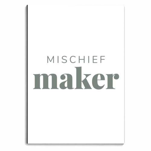 Mischief Maker - personalised A4, A5, A6 notebook by The 13 Prints
