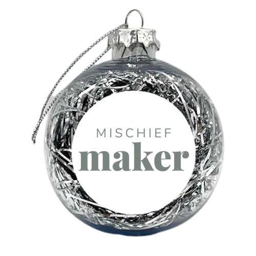 Mischief Maker - xmas bauble by The 13 Prints
