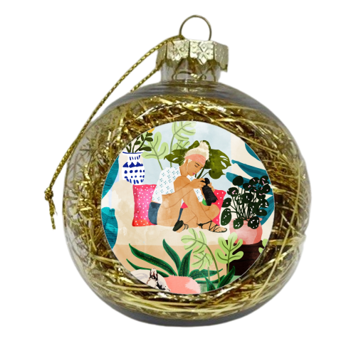 Miss Blogger - xmas bauble by Uma Prabhakar Gokhale