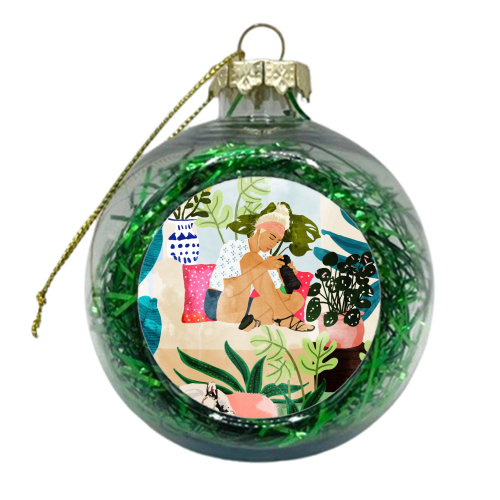 Miss Blogger - xmas bauble by Uma Prabhakar Gokhale