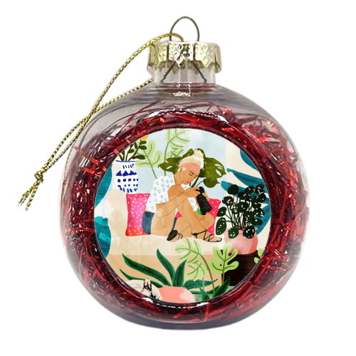 Miss Blogger - xmas bauble by Uma Prabhakar Gokhale