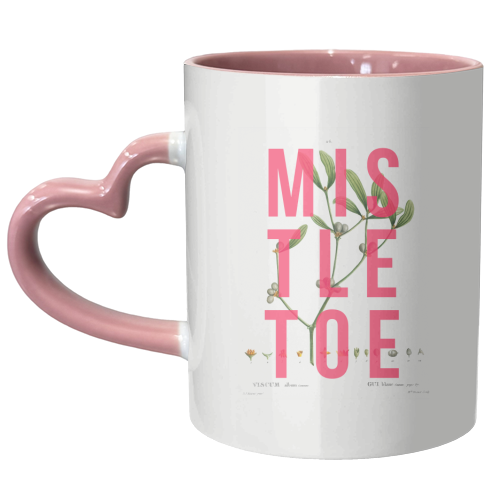 Mistletoe - unique mug by The 13 Prints