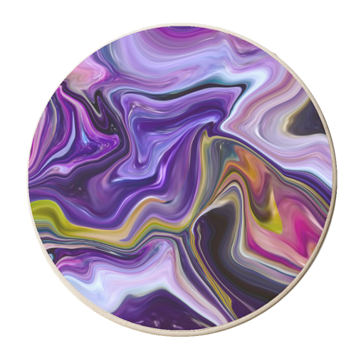 modern liquid marble - personalised beer coaster by Anastasios Konstantinidis