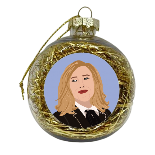 Moira Rose - xmas bauble by Rock and Rose Creative