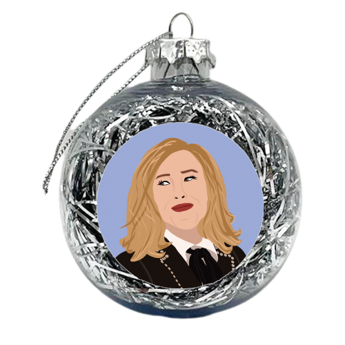 Moira Rose - xmas bauble by Rock and Rose Creative