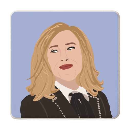 Moira Rose - personalised beer coaster by Rock and Rose Creative