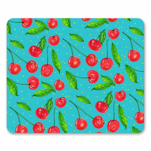 Mon CheriCherry - mouse mat by minniemorris art