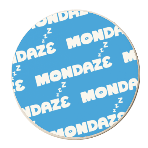 Mondaze - personalised beer coaster by Matt Joyce