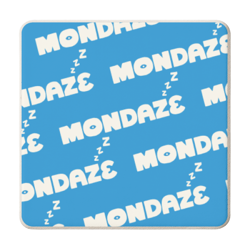 Mondaze - personalised beer coaster by Matt Joyce