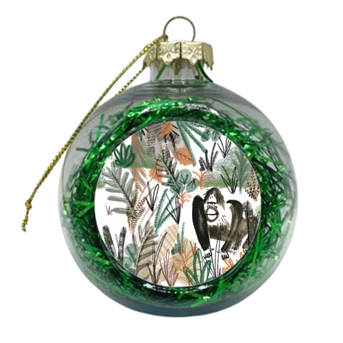 Monkeying Around - xmas bauble by Pen and Gwyn
