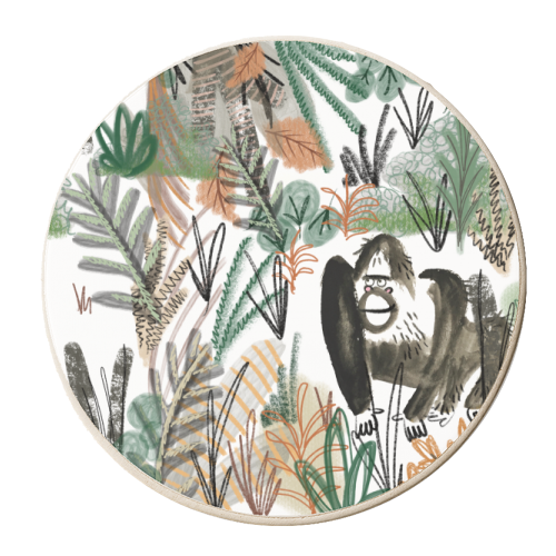 Monkeying Around - personalised beer coaster by Pen and Gwyn