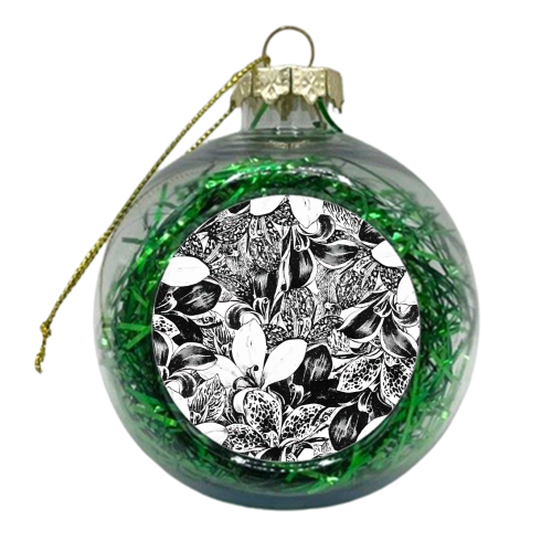 Monochrome - xmas bauble by Uma Prabhakar Gokhale