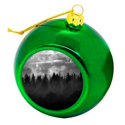 Monochrome Overwood - colourful christmas bauble by Lordt