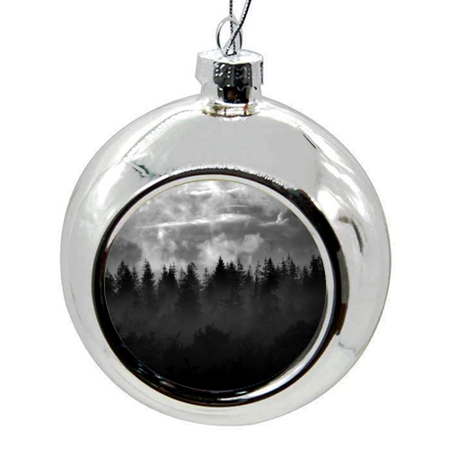 Monochrome Overwood - colourful christmas bauble by Lordt