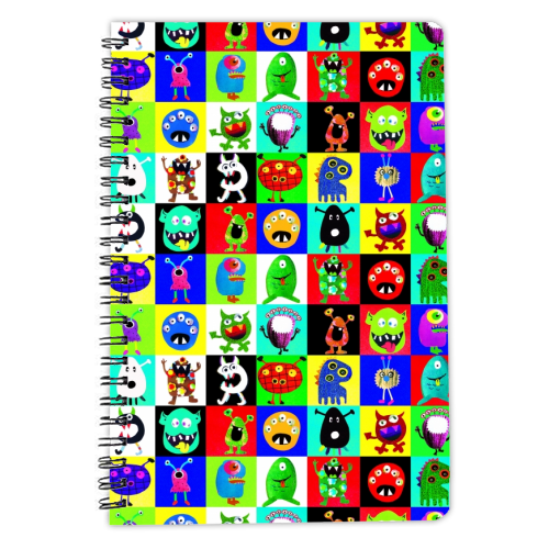 Monster club - personalised A4, A5, A6 notebook by Dominic Early