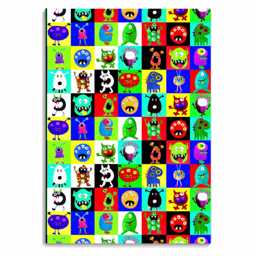 Monster club - personalised A4, A5, A6 notebook by Dominic Early