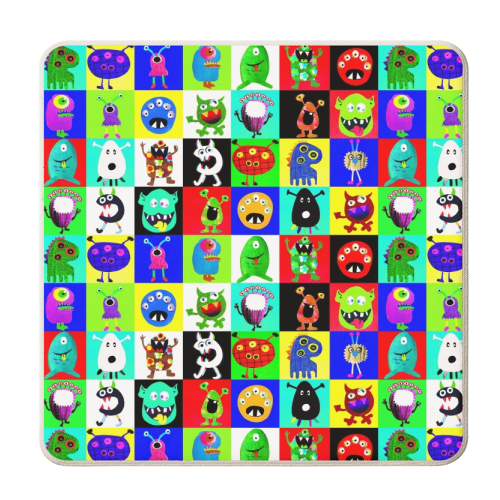 Monster club - personalised beer coaster by Dominic Early