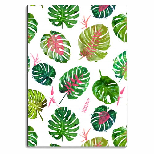 Monstera Love II - personalised A4, A5, A6 notebook by Uma Prabhakar Gokhale