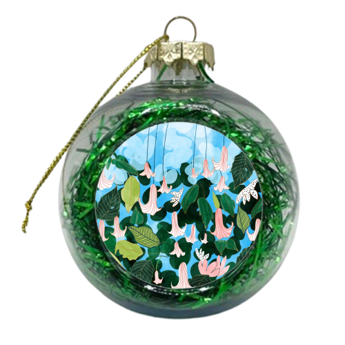 Mood Flowers - xmas bauble by Uma Prabhakar Gokhale