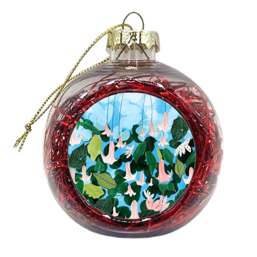 Mood Flowers - xmas bauble by Uma Prabhakar Gokhale