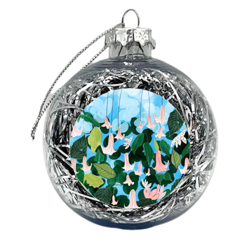 Mood Flowers - xmas bauble by Uma Prabhakar Gokhale