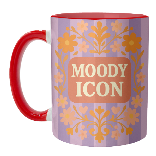 Moody Icon - unique mug by Eloise