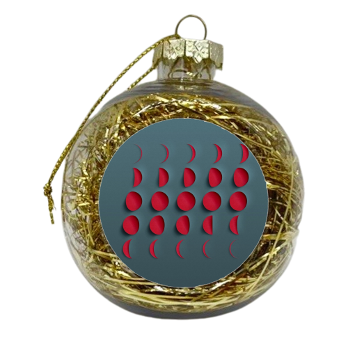 Moon - xmas bauble by RoboticEwe