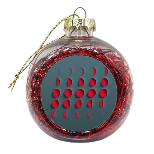 Moon - xmas bauble by RoboticEwe