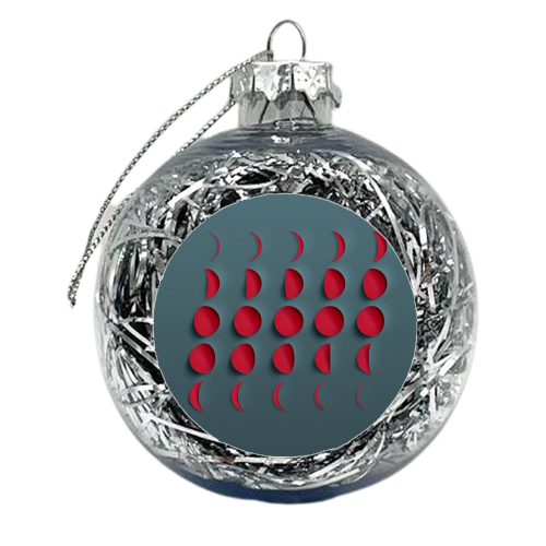 Moon - xmas bauble by RoboticEwe
